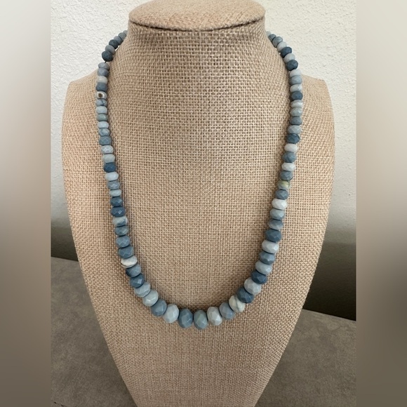 Blue Opal beaded Necklace by Jay King - Picture 1 of 10
